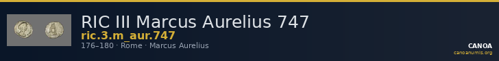 RIC III Marcus Aurelius 747 — CANOA