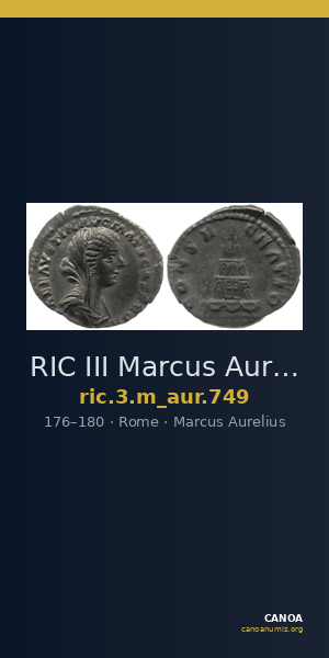 RIC III Marcus Aurelius 749 — CANOA