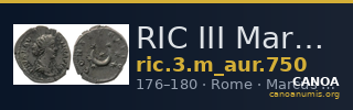 RIC III Marcus Aurelius 750 — CANOA