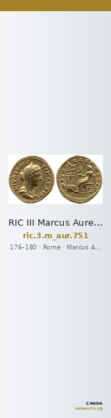 RIC III Marcus Aurelius 751 — CANOA