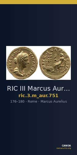 RIC III Marcus Aurelius 751 — CANOA