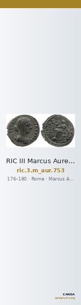 RIC III Marcus Aurelius 753 — CANOA