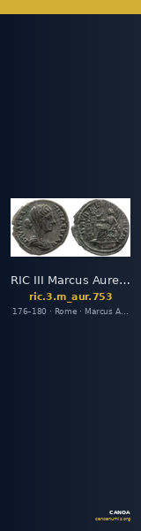 RIC III Marcus Aurelius 753 — CANOA