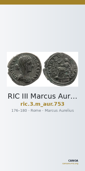 RIC III Marcus Aurelius 753 — CANOA
