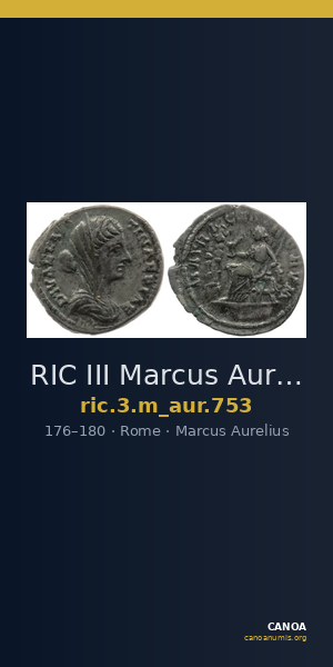 RIC III Marcus Aurelius 753 — CANOA