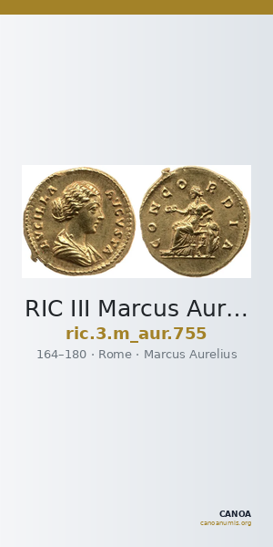 RIC III Marcus Aurelius 755 — CANOA