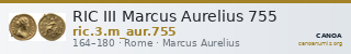 RIC III Marcus Aurelius 755 — CANOA