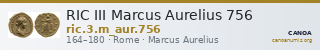 RIC III Marcus Aurelius 756 — CANOA