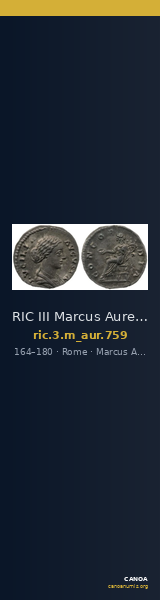RIC III Marcus Aurelius 759 — CANOA