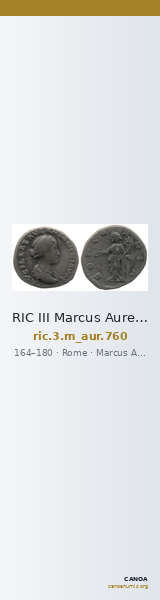 RIC III Marcus Aurelius 760 — CANOA