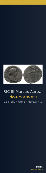 RIC III Marcus Aurelius 760 — CANOA