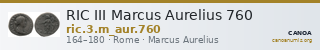RIC III Marcus Aurelius 760 — CANOA