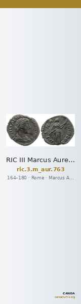 RIC III Marcus Aurelius 763 — CANOA