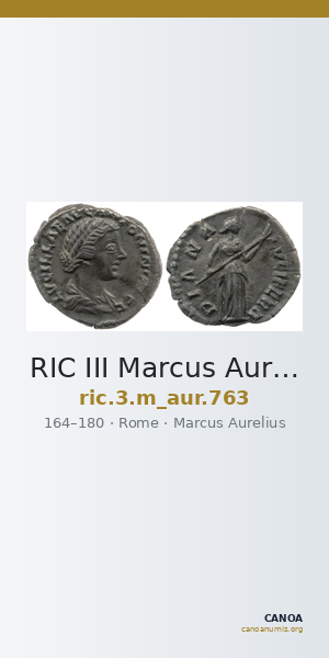 RIC III Marcus Aurelius 763 — CANOA