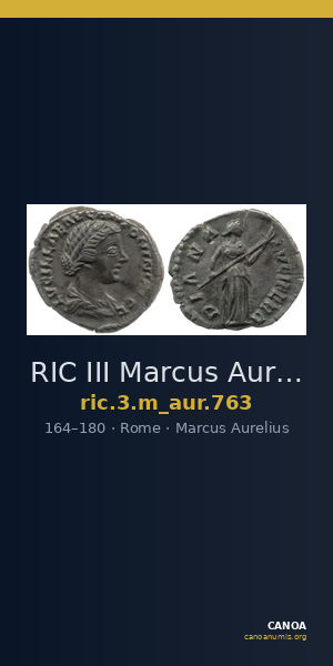 RIC III Marcus Aurelius 763 — CANOA