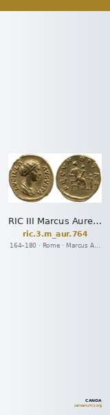 RIC III Marcus Aurelius 764 — CANOA