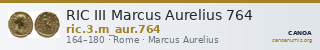 RIC III Marcus Aurelius 764 — CANOA