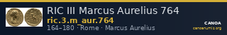 RIC III Marcus Aurelius 764 — CANOA