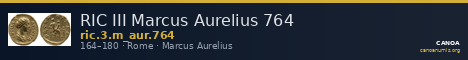 RIC III Marcus Aurelius 764 — CANOA