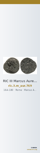RIC III Marcus Aurelius 769 — CANOA