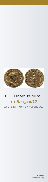 RIC III Marcus Aurelius 77 — CANOA
