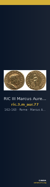 RIC III Marcus Aurelius 77 — CANOA