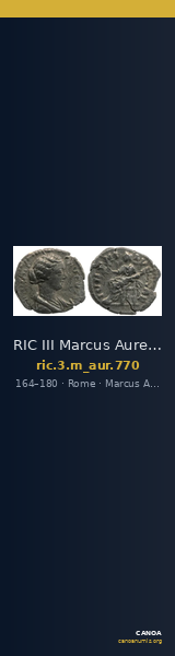 RIC III Marcus Aurelius 770 — CANOA