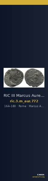 RIC III Marcus Aurelius 772 — CANOA