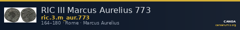 RIC III Marcus Aurelius 773 — CANOA