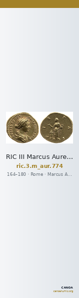 RIC III Marcus Aurelius 774 — CANOA