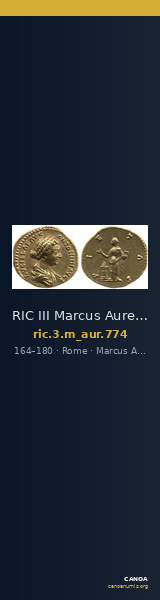 RIC III Marcus Aurelius 774 — CANOA