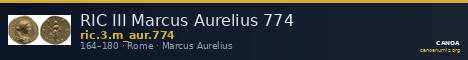 RIC III Marcus Aurelius 774 — CANOA