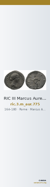 RIC III Marcus Aurelius 775 — CANOA