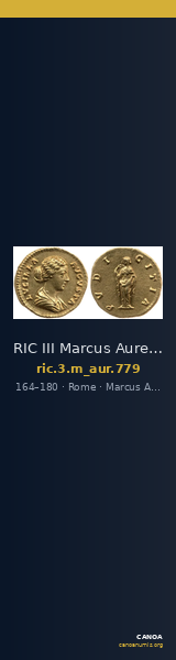 RIC III Marcus Aurelius 779 — CANOA