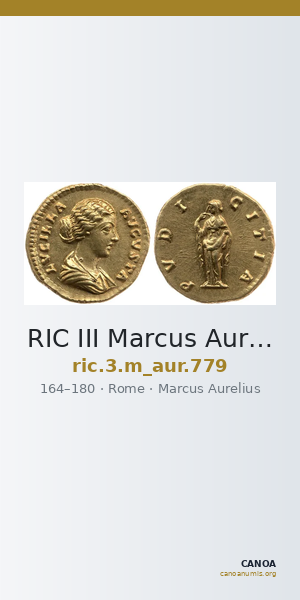 RIC III Marcus Aurelius 779 — CANOA