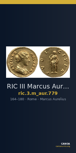 RIC III Marcus Aurelius 779 — CANOA