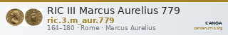 RIC III Marcus Aurelius 779 — CANOA