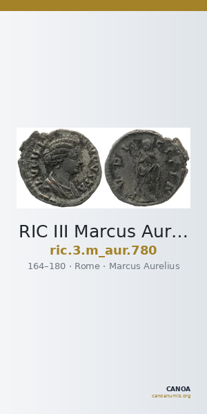 RIC III Marcus Aurelius 780 — CANOA