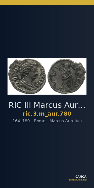 RIC III Marcus Aurelius 780 — CANOA