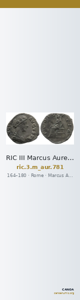 RIC III Marcus Aurelius 781 — CANOA