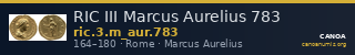 RIC III Marcus Aurelius 783 — CANOA