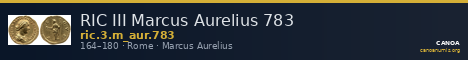 RIC III Marcus Aurelius 783 — CANOA