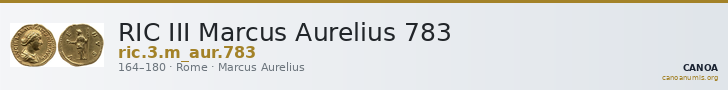 RIC III Marcus Aurelius 783 — CANOA