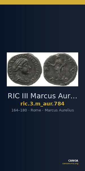 RIC III Marcus Aurelius 784 — CANOA