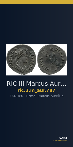 RIC III Marcus Aurelius 787 — CANOA