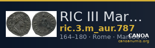 RIC III Marcus Aurelius 787 — CANOA