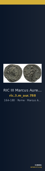RIC III Marcus Aurelius 788 — CANOA