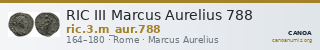 RIC III Marcus Aurelius 788 — CANOA