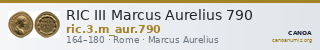 RIC III Marcus Aurelius 790 — CANOA