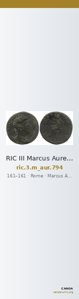 RIC III Marcus Aurelius 794 — CANOA